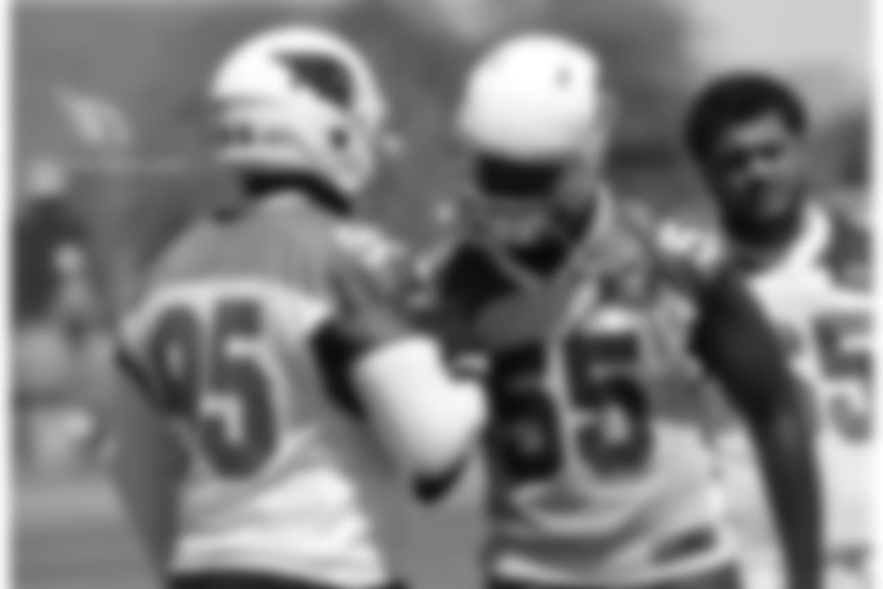 DT Rodney Gunter and DE Chandler Jones