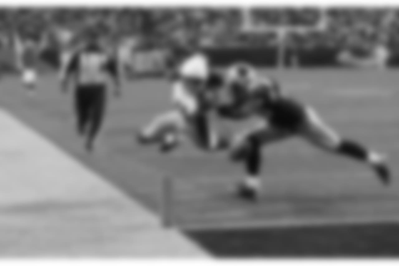 Fitz dives for the pylon for his iconic TD in Carolina