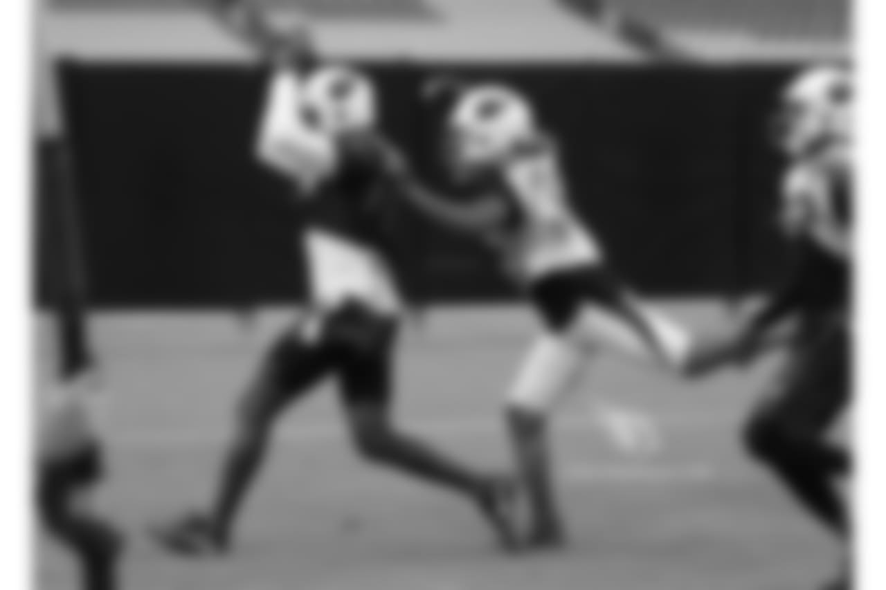 WR Greg Little with a touchdown catch.