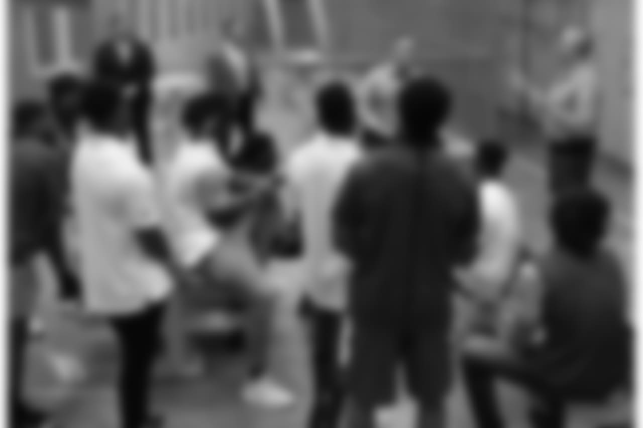 The first group in the jail