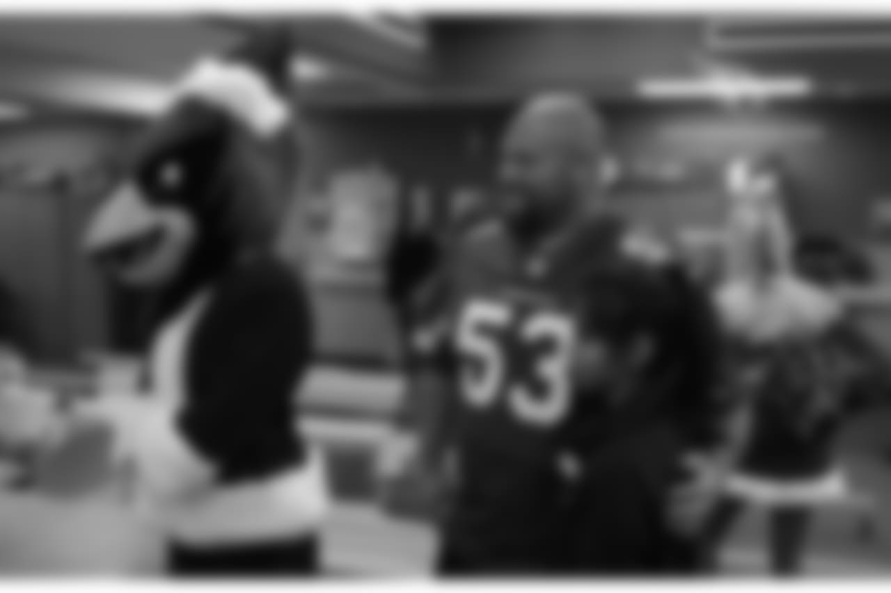 A.Q. Shipley and Big Red hang out