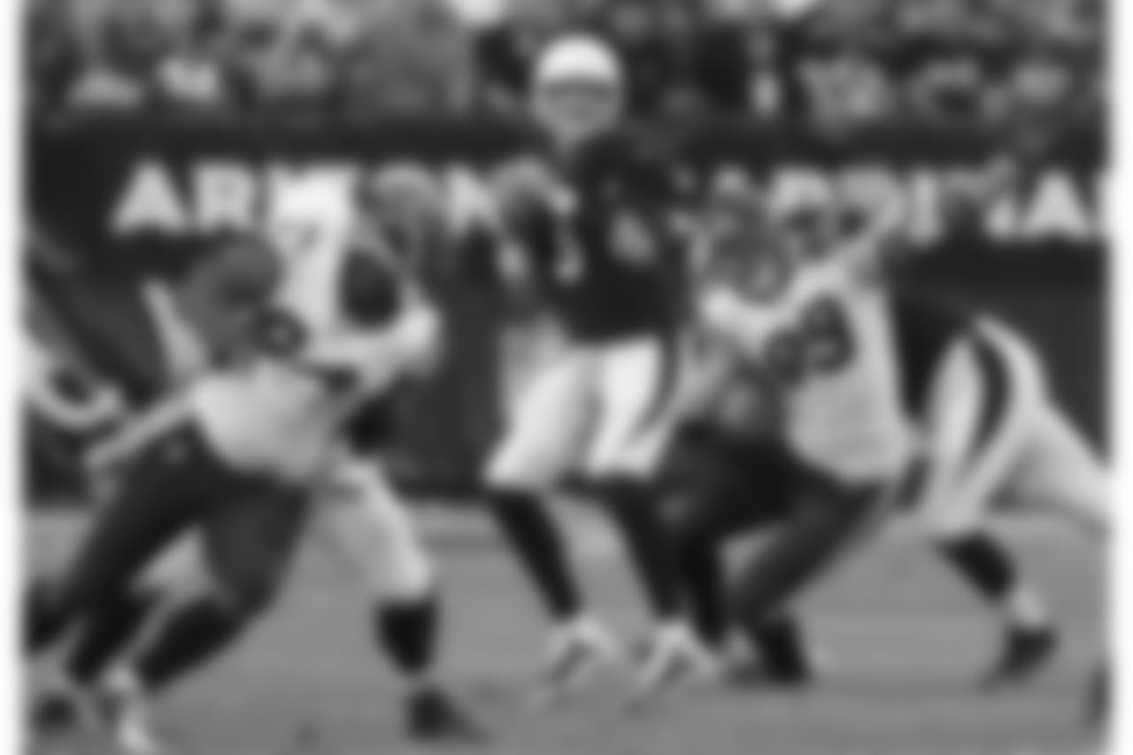 2013: QB Carson Palmer in the pocket