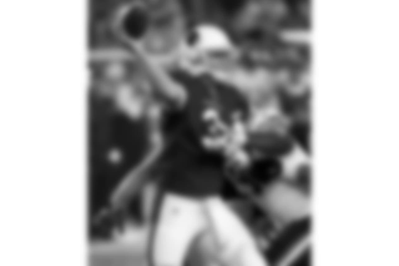 QB Carson Palmer throws the ball