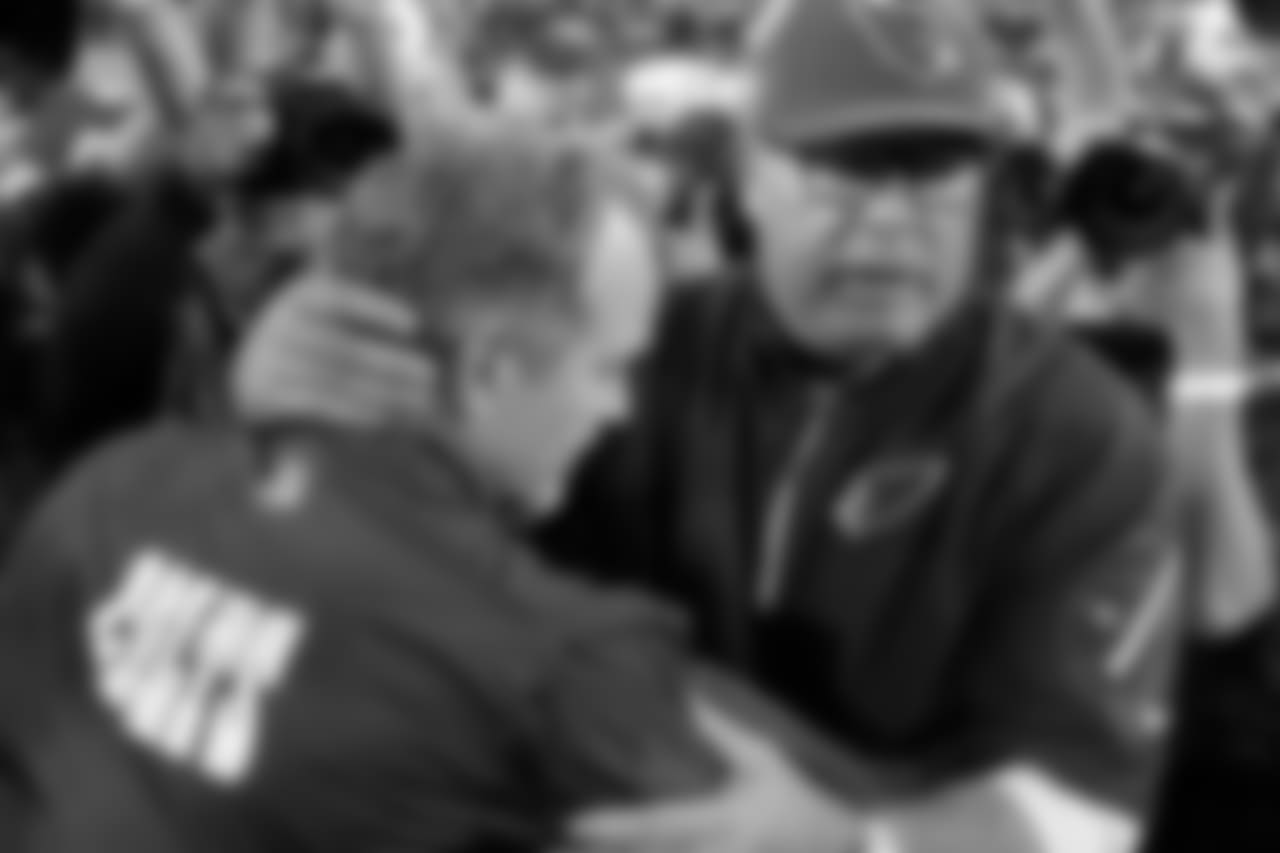 With Colts coach Chuck Pagano in 2013
