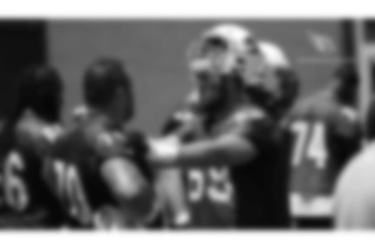 OL Evan Boehm (70) and Will Holden (69)