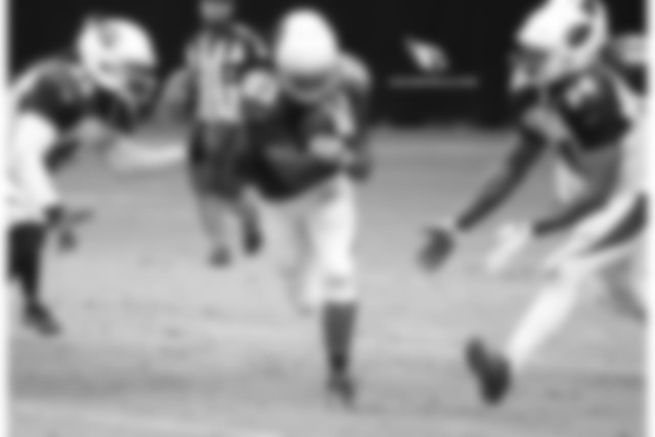 RB Chris Johnson finds a hole