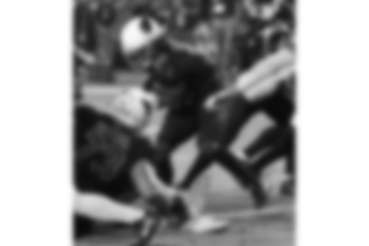RB Andre Ellington punches through for a run