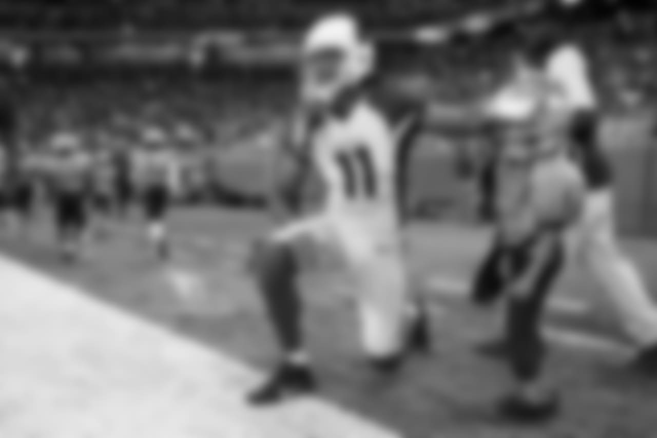 Images of Cardinals wide receiver Larry Fitzgerald, who turned 33 on Wednesday