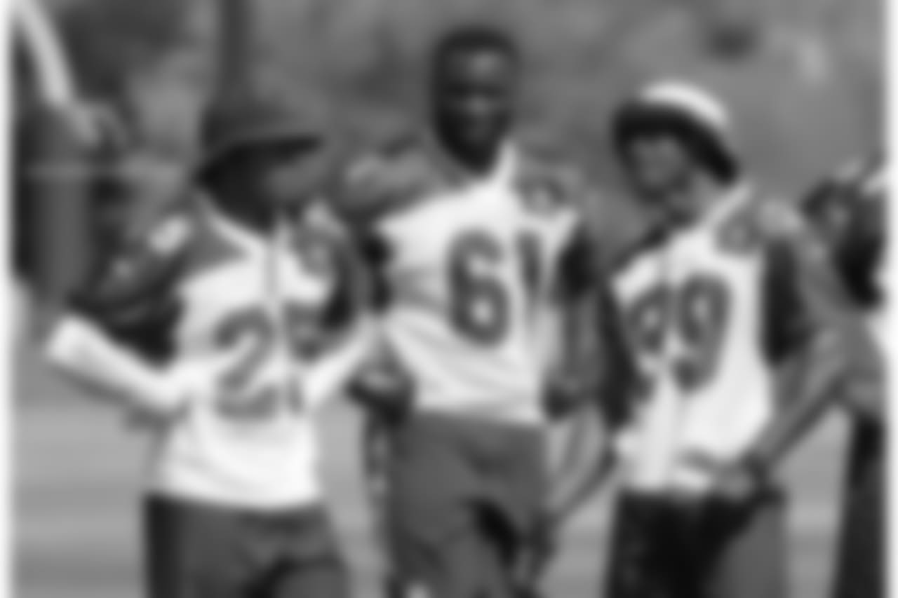 CB Jonathan Moxey, DE Moubarek Djeri and CB Jarell Carter