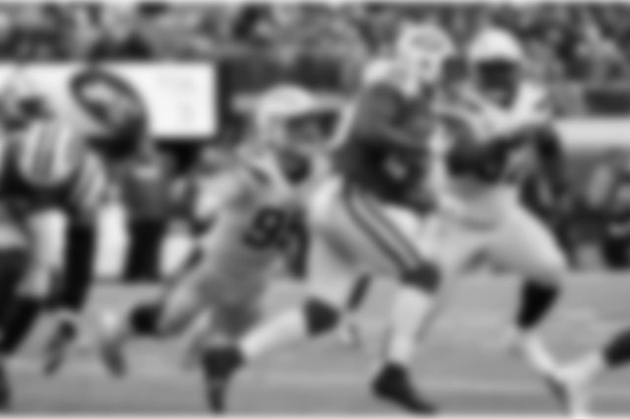 Los Angeles Chargers vs. the New York Jets at MetLife Stadium on Sunday, Dec. 24, 2017. The Chargers won 14-7.