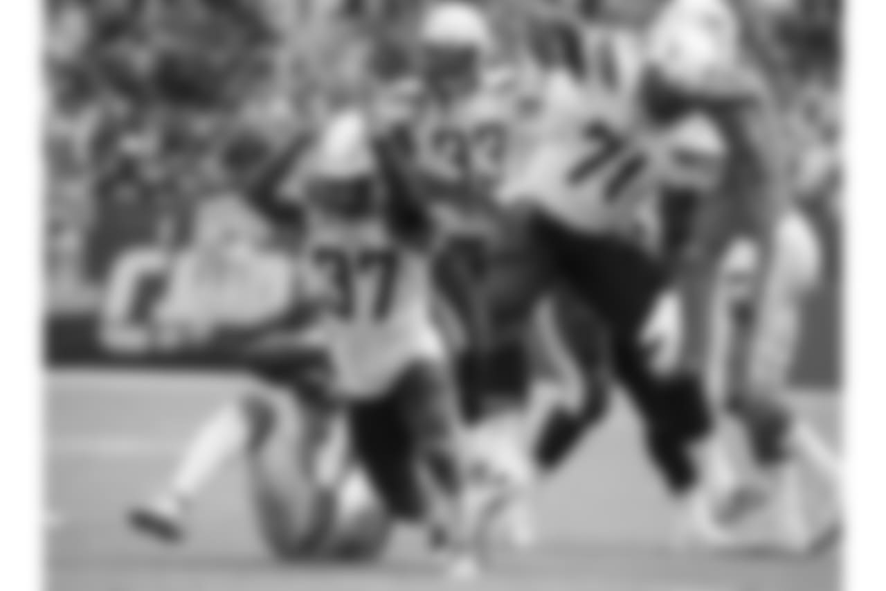 Miami Dolphins vs. the Los Angeles Chargers at StubHub Center on Sunday, Sept. 17, 2017. The Dolphins won 19-17.