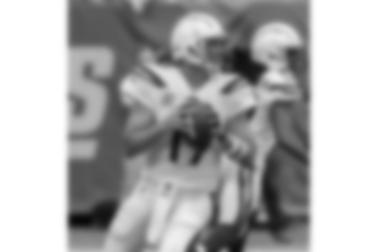 Los Angeles Chargers vs. the New York Giants at MetLife Stadium on Sunday, Oct. 8, 2017. The Chargers won 27-22.