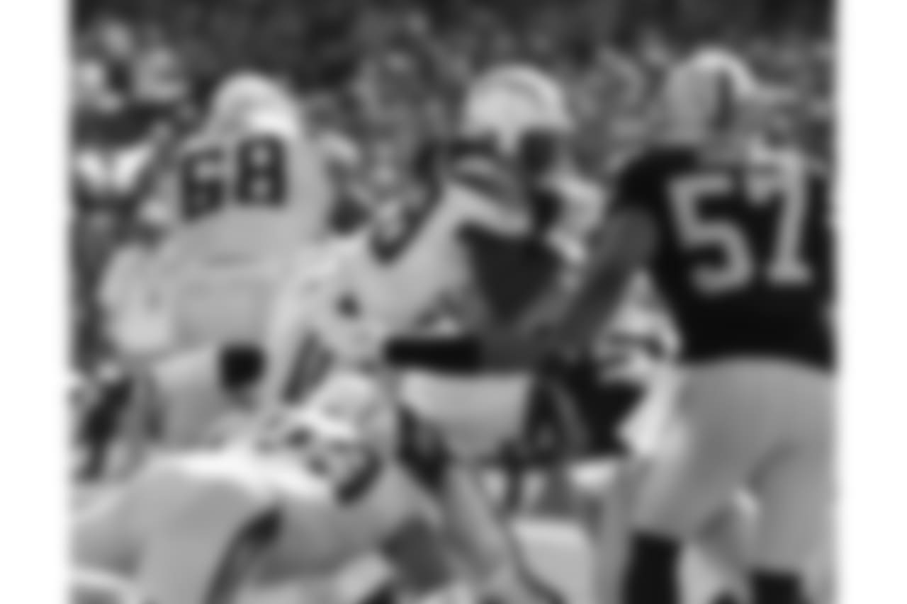 Los Angeles Chargers vs. the Oakland Raiders at Oakland Alameda Coliseum on Sunday, Oct. 15, 2017. The Chargers won 17-16.