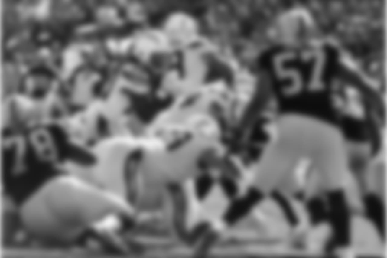 Los Angeles Chargers vs. the Oakland Raiders at Oakland Alameda Coliseum on Sunday, Oct. 15, 2017. The Chargers won 17-16.