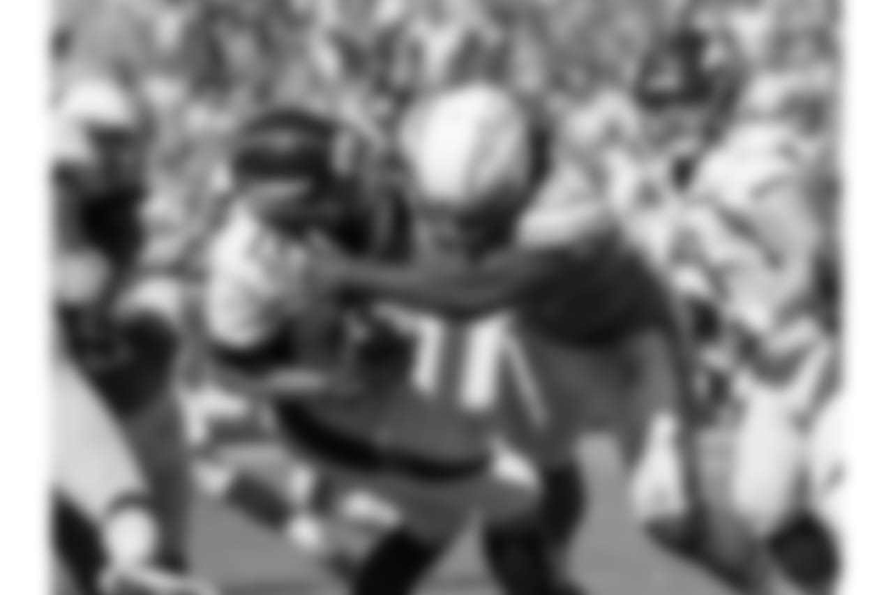 Denver Broncos vs. the Los Angeles Chargers at StubHub Center on Sunday, Oct. 22, 2017. The Chargers won 21-0.