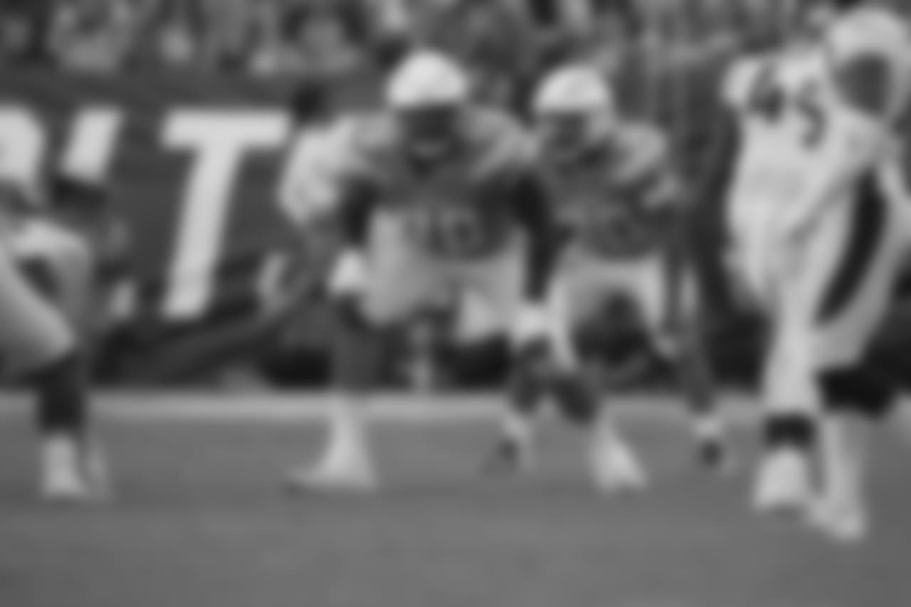 Denver Broncos vs. the Los Angeles Chargers at StubHub Center on Sunday, Oct. 22, 2017. The Chargers won 21-0.