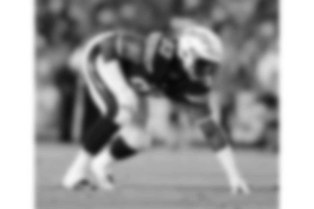 San Diego Chargers defensive tackle Darius Philon (93) during an NFL preseason game against the Dallas Cowboys on Thursday, Aug. 13, 2015 in San Diego. The Chargers won the game 17-7. (AP Photo/Ric Tapia)