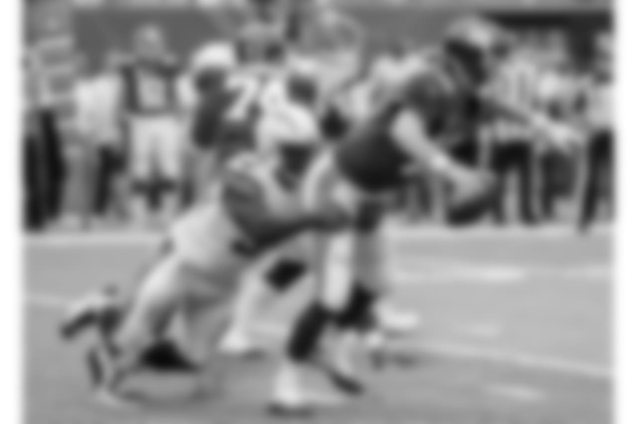 Los Angeles Chargers vs. the New York Giants at MetLife Stadium on Sunday, Oct. 8, 2017. The Chargers won 27-22.