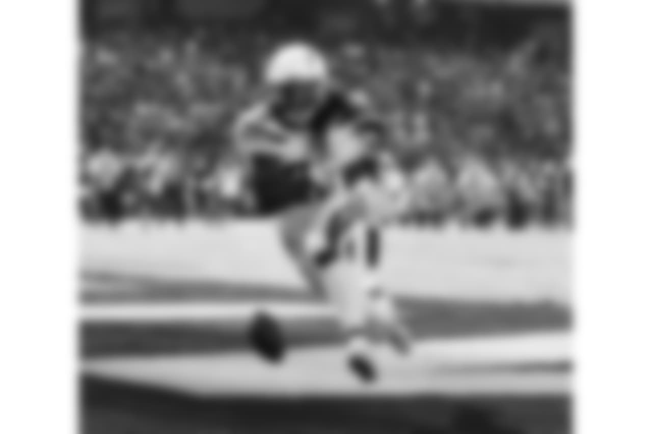 Los Angeles Chargers vs. the Oakland Raiders at Oakland Alameda Coliseum on Sunday, Oct. 15, 2017. The Chargers won 17-16.