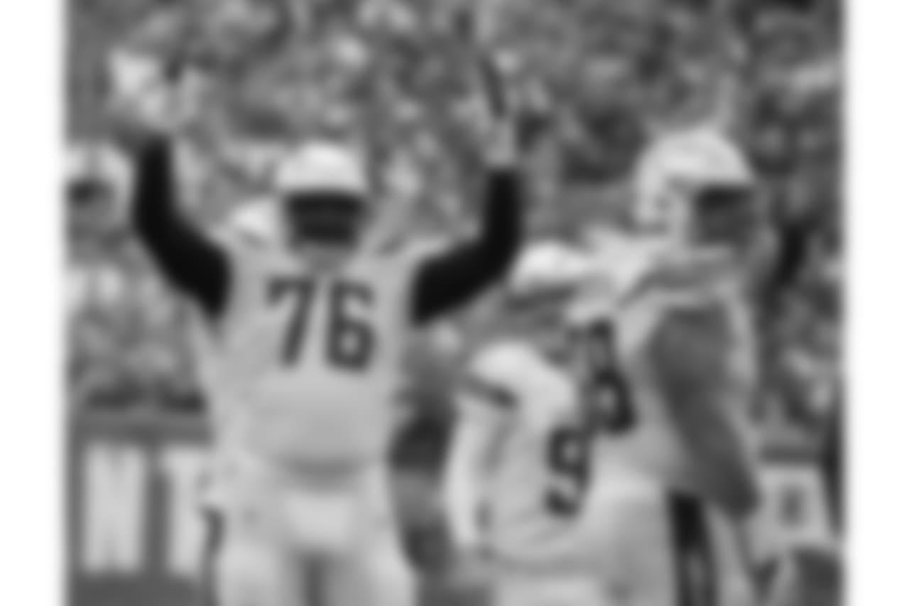 Los Angeles Chargers vs. the New York Giants at MetLife Stadium on Sunday, Oct. 8, 2017. The Chargers won 27-22.