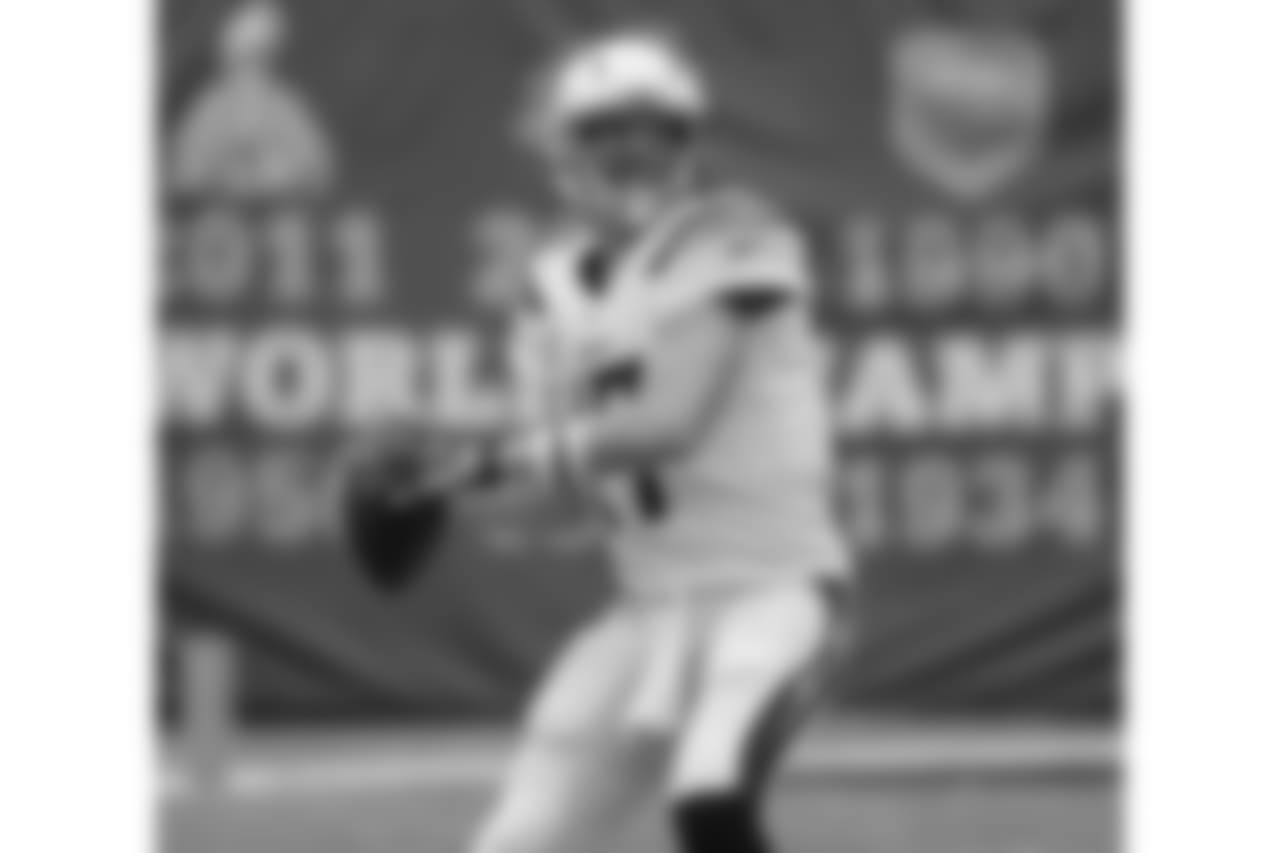 Los Angeles Chargers vs. the New York Giants at MetLife Stadium on Sunday, Oct. 8, 2017. The Chargers won 27-22.
