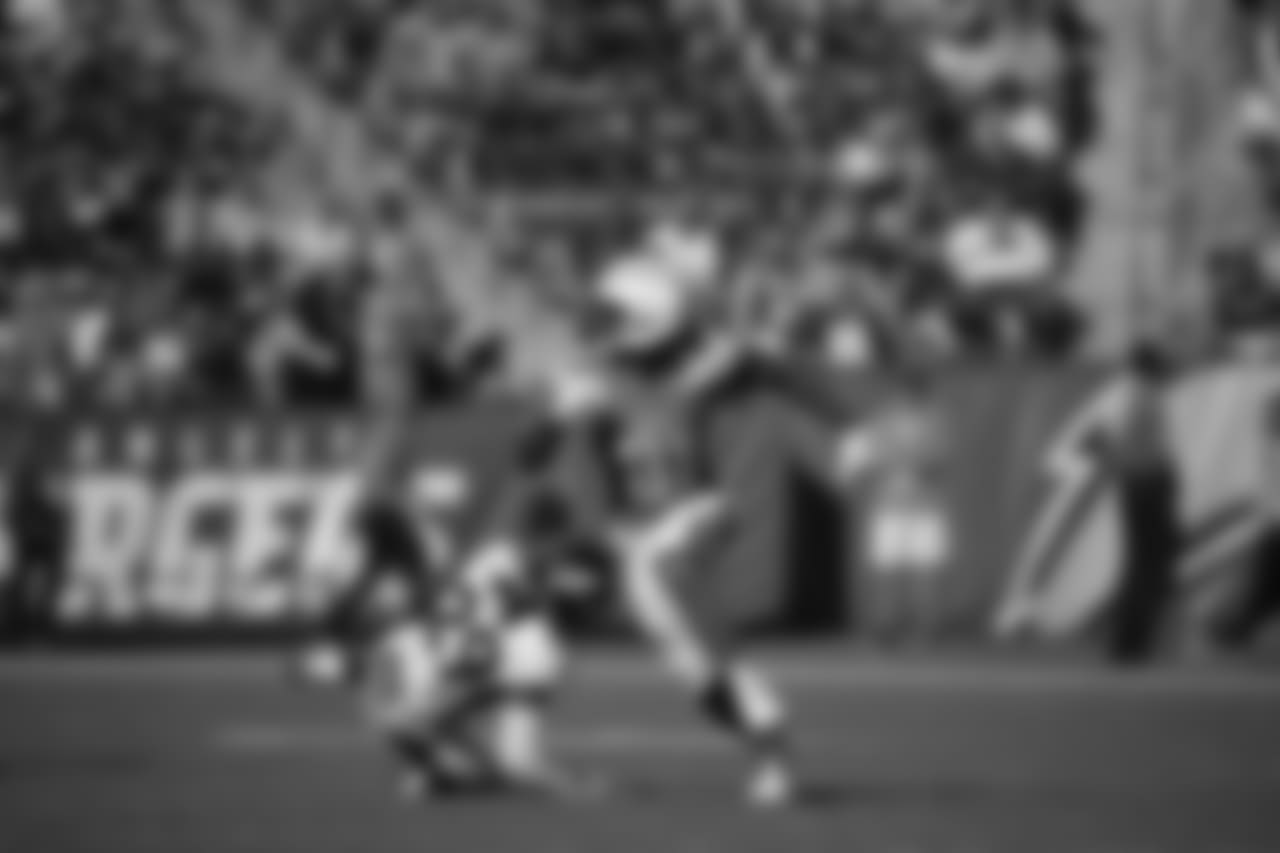 Denver Broncos vs. the Los Angeles Chargers at StubHub Center on Sunday, Oct. 22, 2017. The Chargers won 21-0.