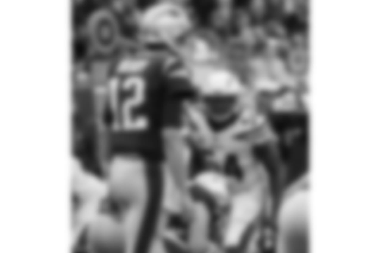 Los Angeles Chargers vs. the New England Patriots at Gillette Stadium on Sunday, Oct. 29, 2017. The Patriots won 21-13.