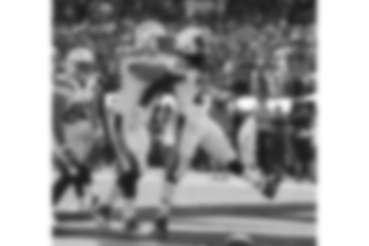 Los Angeles Chargers vs. the Oakland Raiders at Oakland Alameda Coliseum on Sunday, Oct. 15, 2017. The Chargers won 17-16.