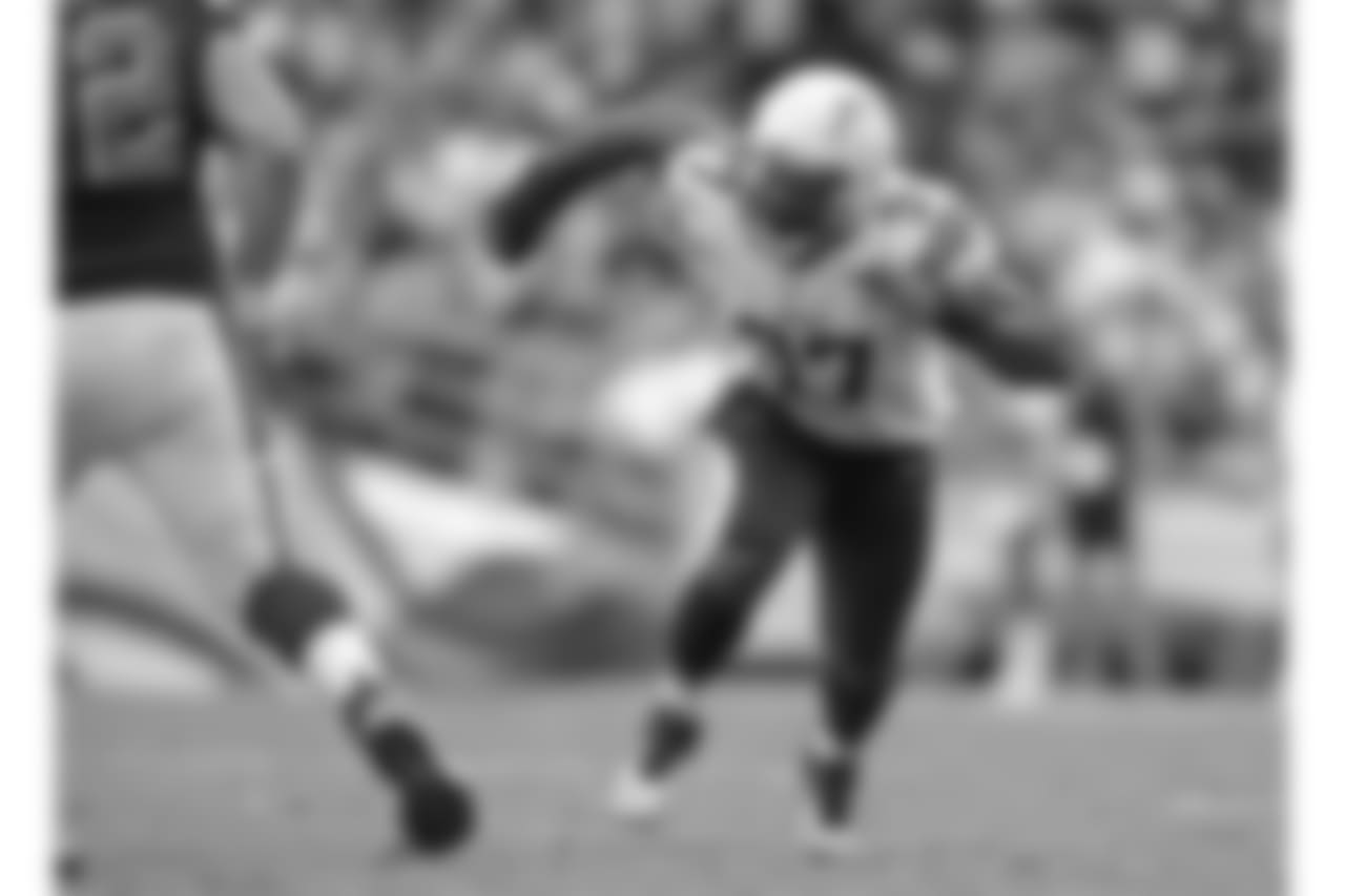 Chargers lose 27-33 to the Kansas City Chiefs at Arrowhead Stadium.