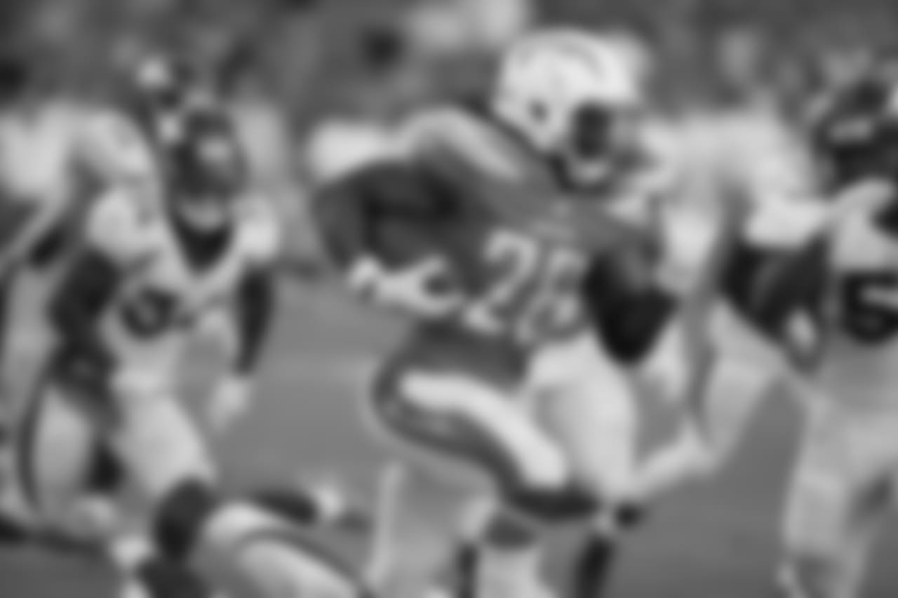 Denver Broncos vs. the Los Angeles Chargers at StubHub Center on Sunday, Oct. 22, 2017. The Chargers won 21-0.