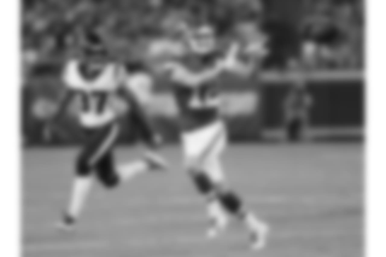 Kansas City Chiefs wide receiver Gehrig Dieter (12) during Texans at Chiefs at Arrowhead Stadium on 8/9/18.