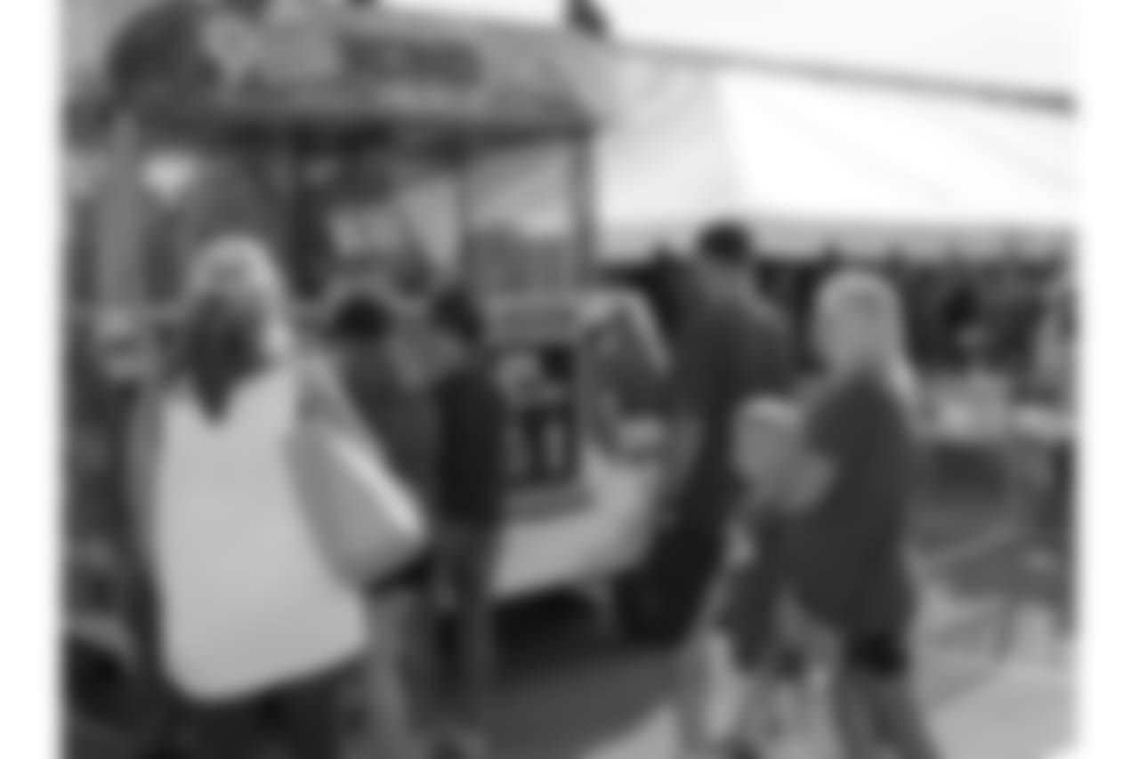 Fans enjoying Kona Ice on 8/4/18 at Chiefs Training Camp at Missouri Western State University in St. Joseph, Missouri.