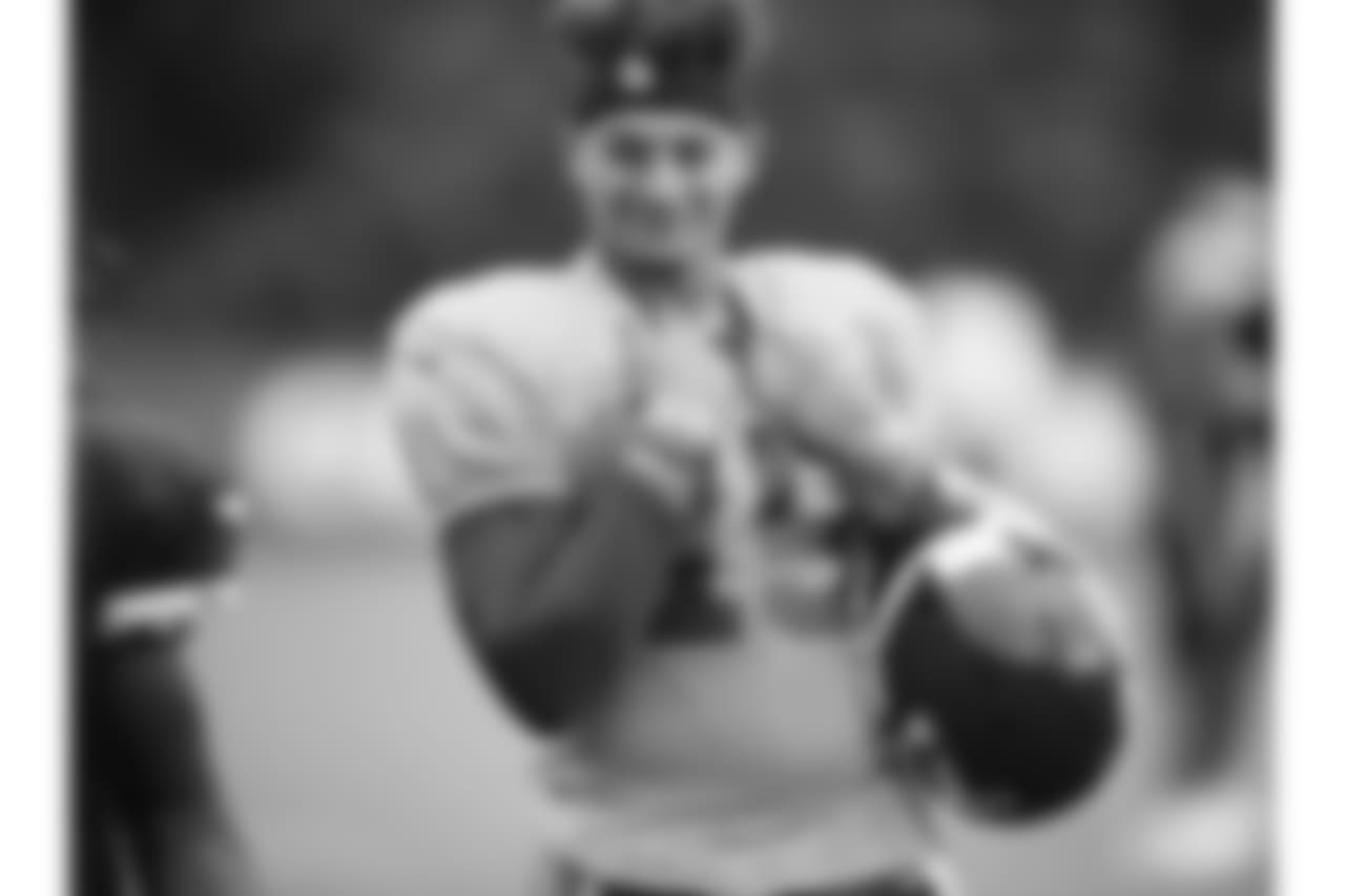 Kansas City Chiefs quarterback Patrick Mahomes (15) during practice on 8/6/18 at Chiefs Training Camp at Missouri Western State University in St. Joseph, Missouri.