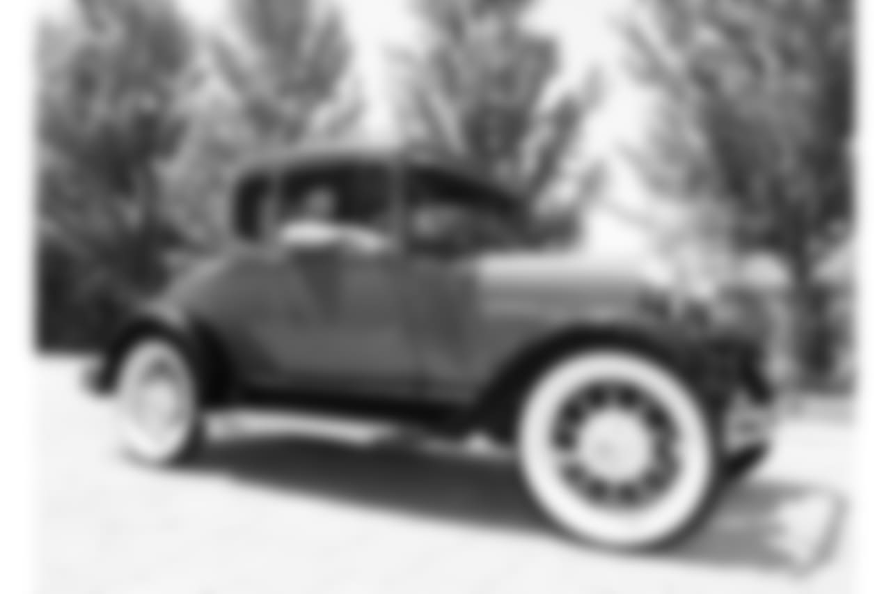 Coach Reid shows off his 1928/29 Ford Model A.