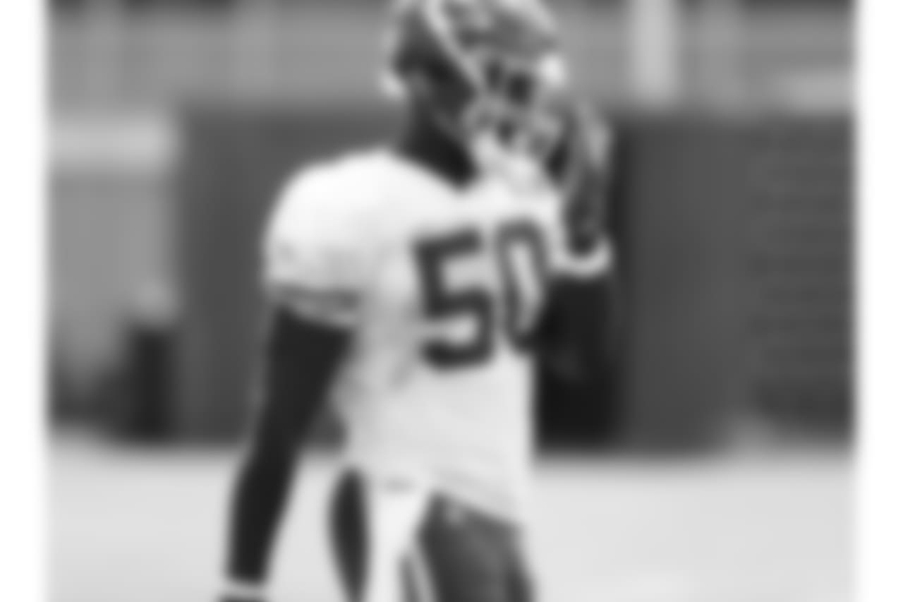 Kansas City Chiefs linebacker Justin Houston (50) during practice on August 21, 2018