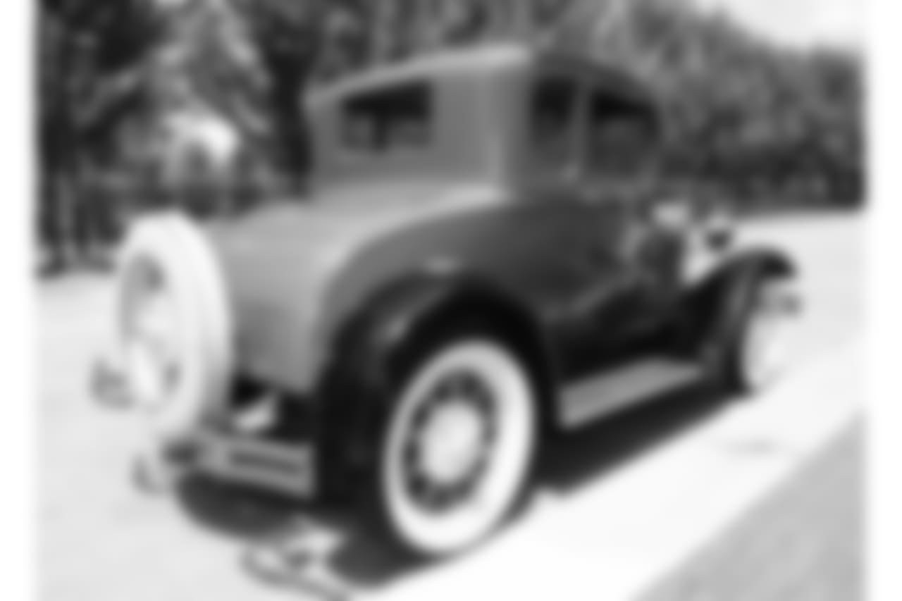 Coach Reid shows off his 1928/29 Ford Model A.