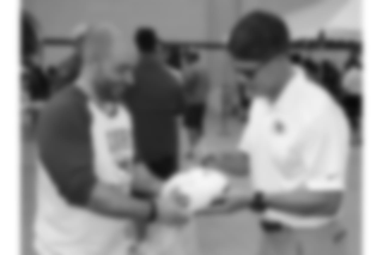 Kansas City Chiefs Season Ticket Members were treated to a pancake breakfast by Chris Cakes prior to practice at Training Camp on August 5, 2018 at Missouri Western State University in St. Joseph, Missouri.