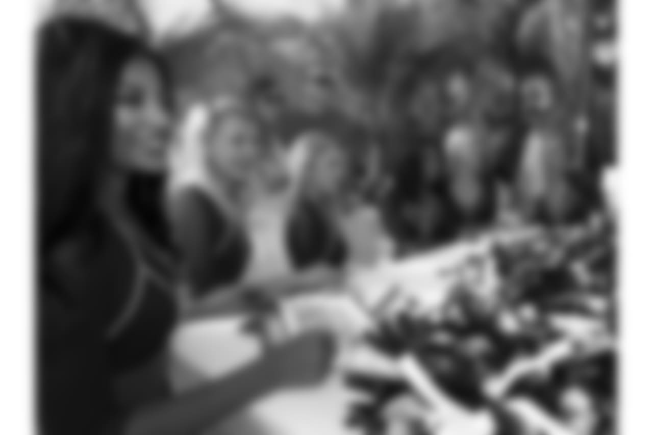 During the Kansas City Chiefs Cheerleader Calendar photo shoot on Tuesday, June 26, 2018 at Couples Swept Away in Negril, Jamaica.