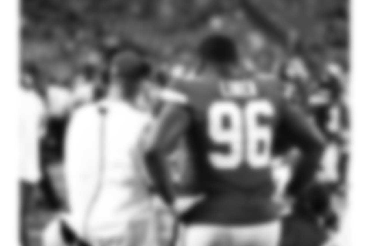 Kansas City Chiefs defensive tackle Dee Liner (96) during Texans at Chiefs at Arrowhead Stadium on 8/9/18.