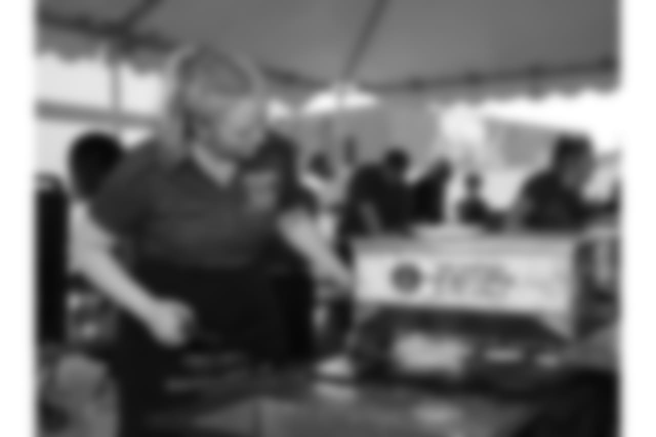 Kansas City Chiefs Season Ticket Members were treated to a pancake breakfast by Chris Cakes prior to practice at Training Camp on August 5, 2018 at Missouri Western State University in St. Joseph, Missouri.