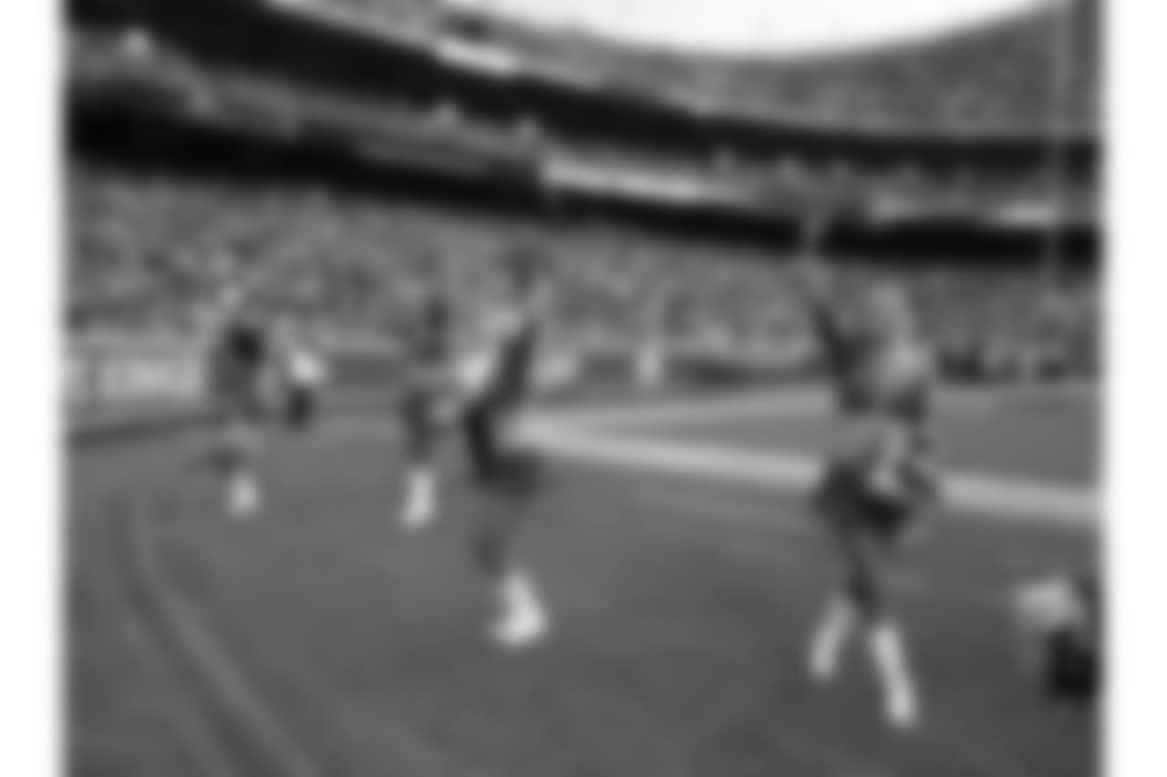 Cheerleader during Texans at Chiefs at Arrowhead Stadium on 8/9/18.