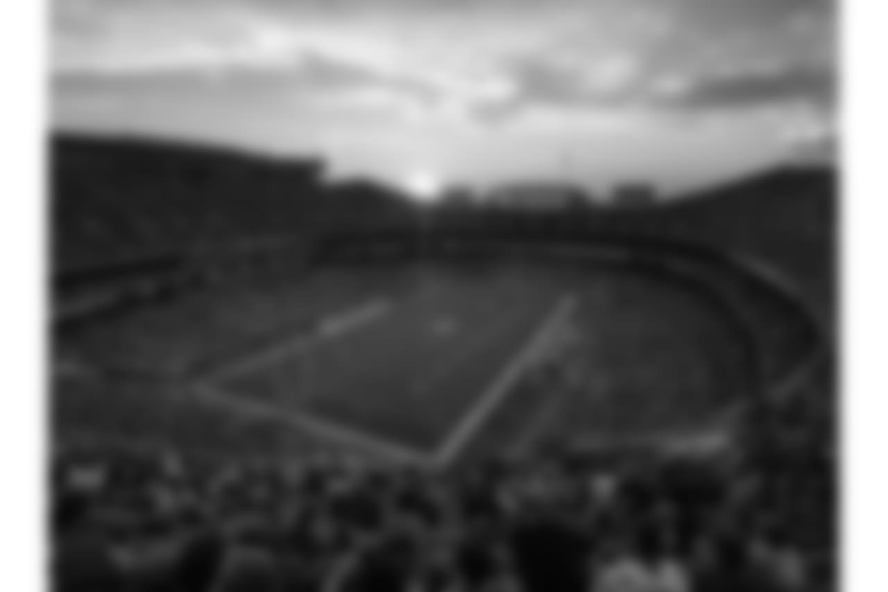 Stadium Sunset during Texans at Chiefs at Arrowhead Stadium on 8/9/18.