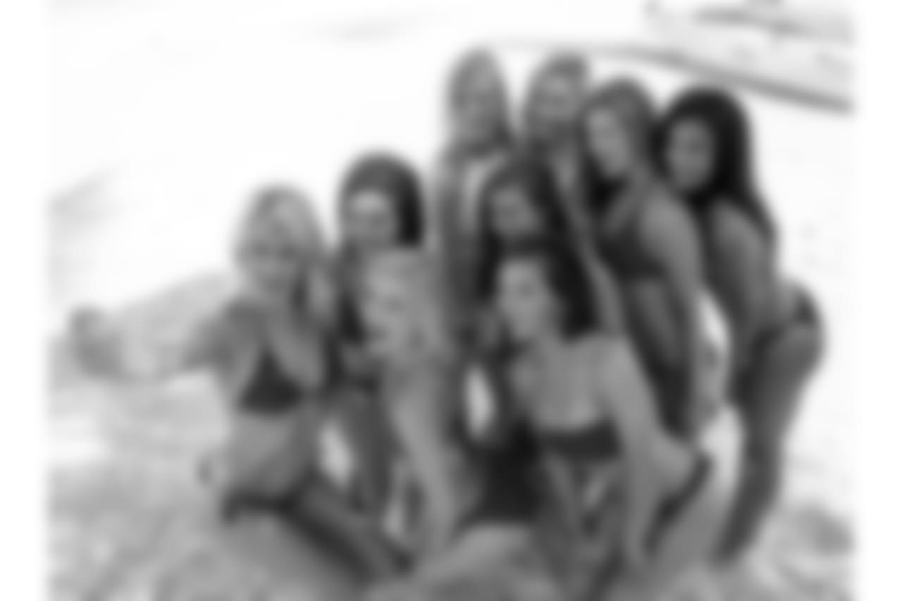 During the Kansas City Chiefs Cheerleader Calendar photo shoot on Tuesday, June 26, 2018 at Couples Swept Away in Negril, Jamaica.