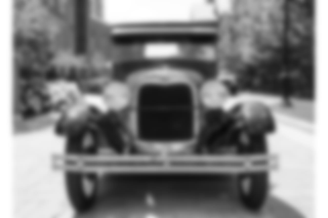 Coach Reid shows off his 1928/29 Ford Model A.