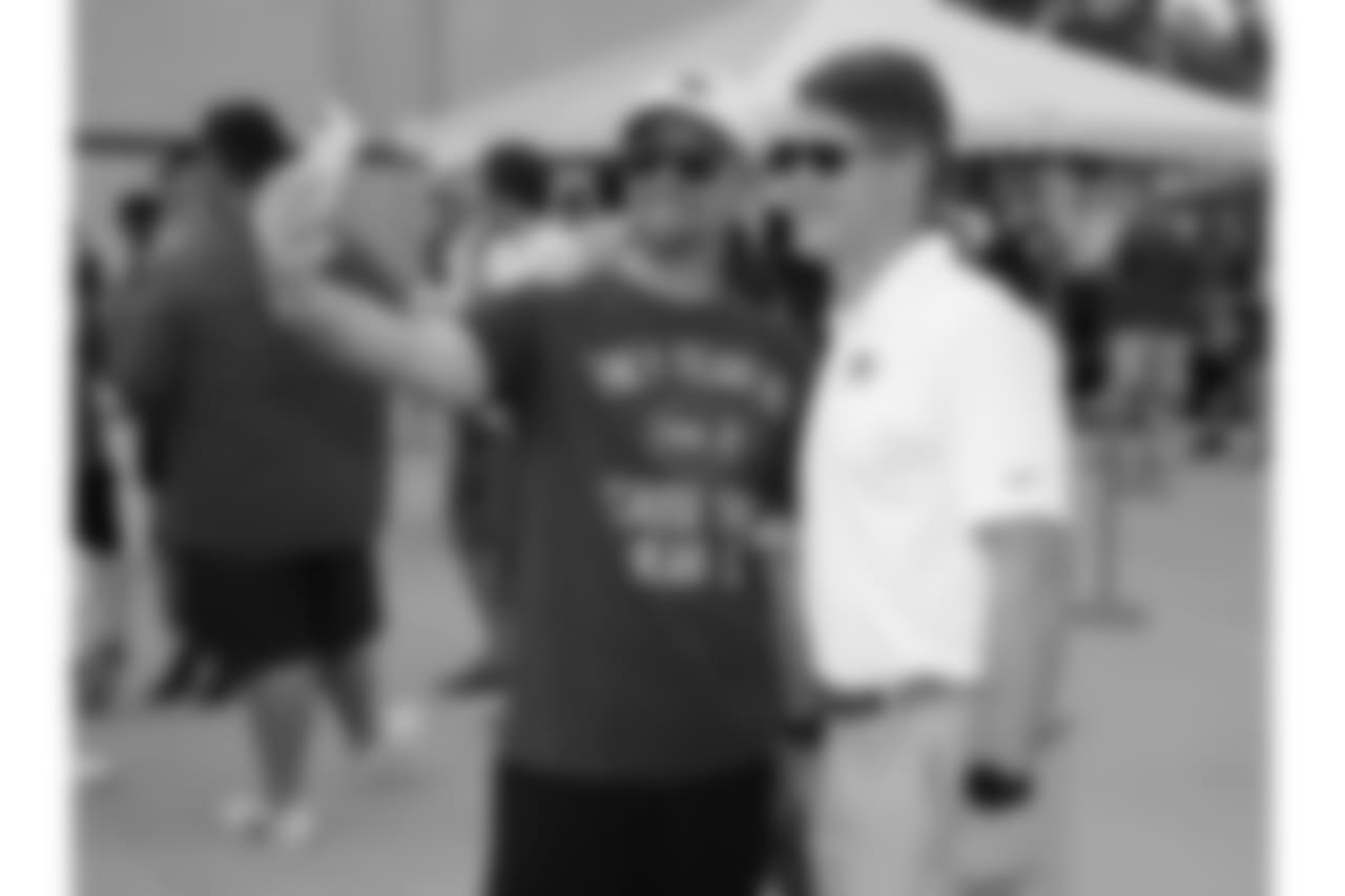Kansas City Chiefs Season Ticket Members were treated to a pancake breakfast by Chris Cakes prior to practice at Training Camp on August 5, 2018 at Missouri Western State University in St. Joseph, Missouri.