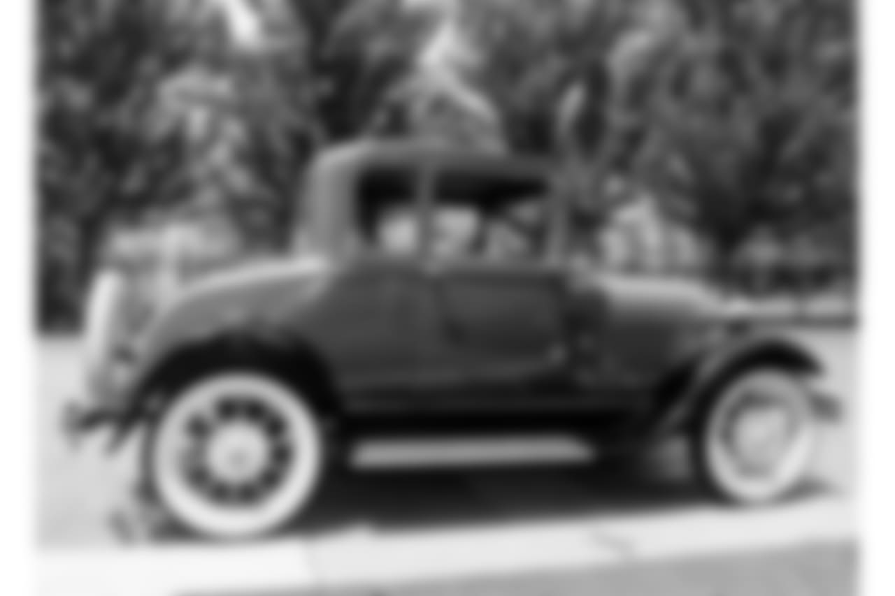 Coach Reid shows off his 1928/29 Ford Model A.