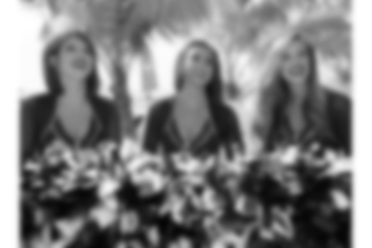 During the Kansas City Chiefs Cheerleader Calendar photo shoot on Tuesday, June 26, 2018 at Couples Swept Away in Negril, Jamaica.