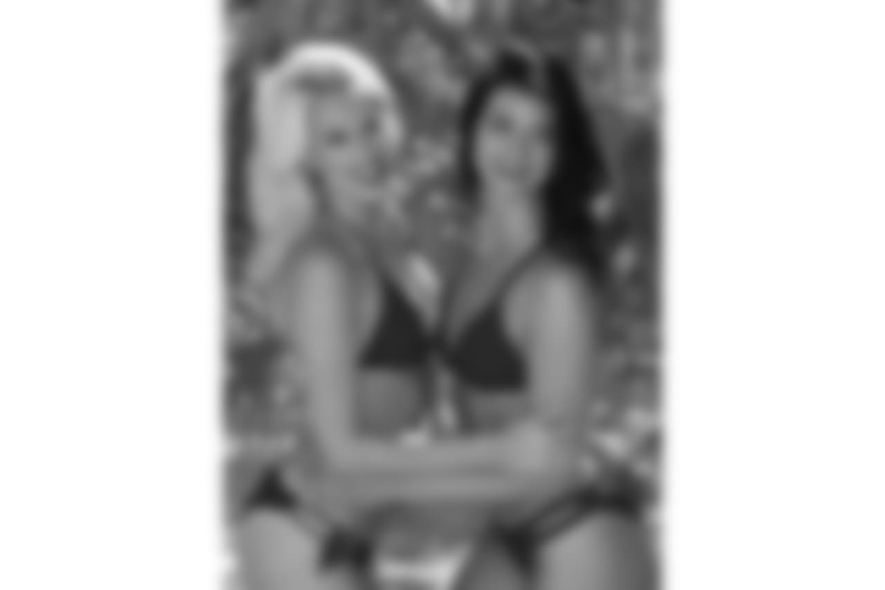 During the Kansas City Chiefs Cheerleader Calendar photo shoot on Tuesday, June 26, 2018 at Couples Swept Away in Negril, Jamaica.