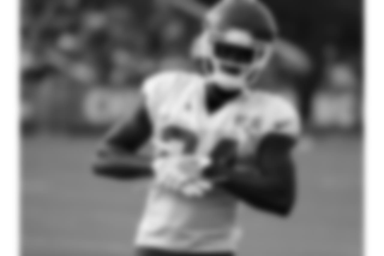 Kansas City Chiefs defensive back David Amerson (24) during practice on 8/5/18 at Chiefs Training Camp at Missouri Western State University in St. Joseph, Missouri.