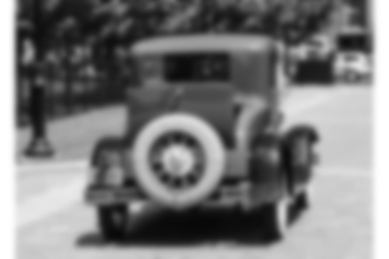 Coach Reid shows off his 1928/29 Ford Model A.